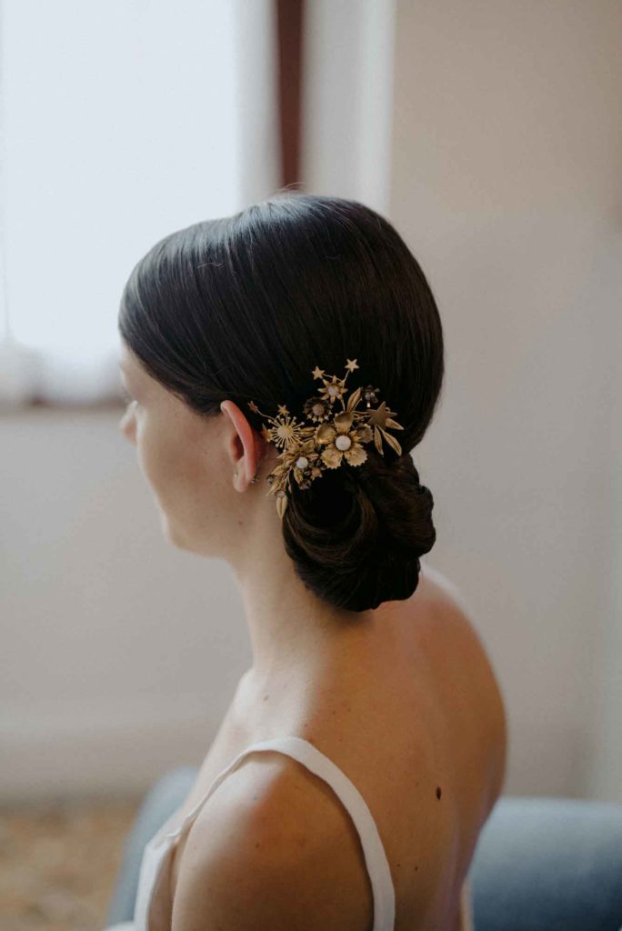bridal hairstyle wedding in venice